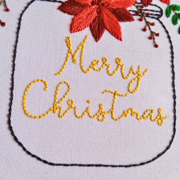 Patrón de Bordado en PDF "MERRY CHRISTMAS" / PDF Embroidery Template "MERRY CHRISTMAS" - Image 2