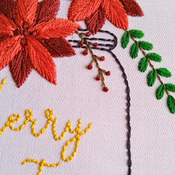 Patrón de Bordado en PDF "MERRY CHRISTMAS" / PDF Embroidery Template "MERRY CHRISTMAS" - Image 3
