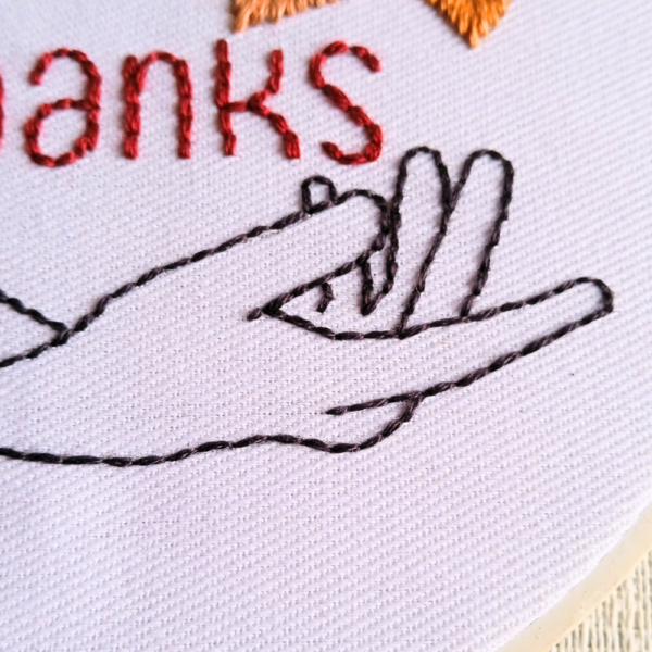 *FREE* PDF Embroidery Pattern "THANKS" - Image 4