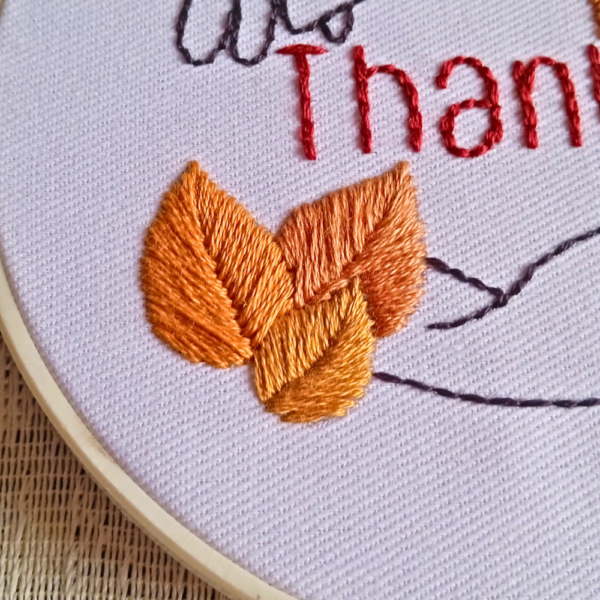 *FREE* PDF Embroidery Pattern "THANKS" - Image 3
